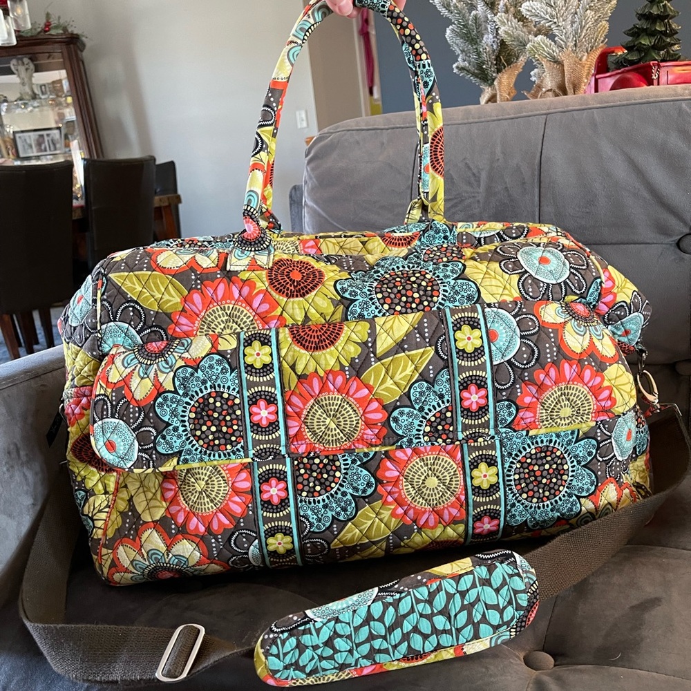 Vera Bradley Floral Weekender Tote